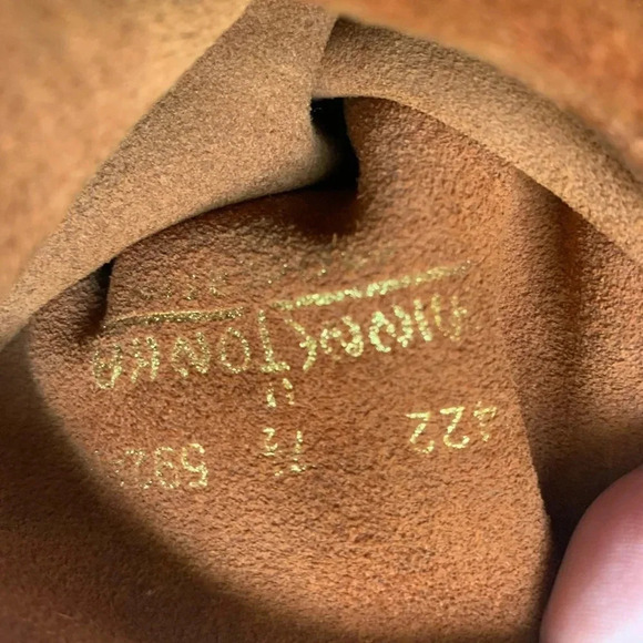 Minnetonka Front Lace Tall Knee High Boots 7.5 - Picture 5 of 14